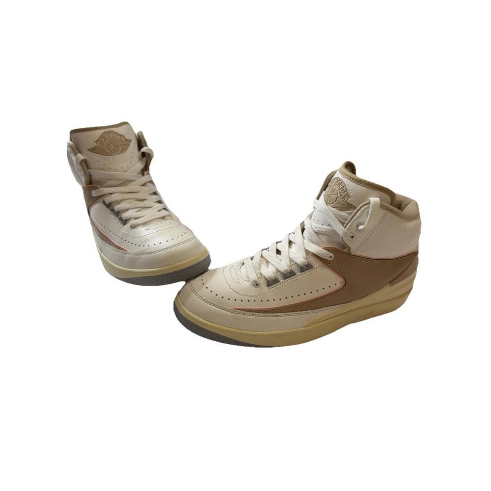 Air Jordan 2 Retro Sunset Haze DX4400-118 Womens 9 Sail Beige Sneakers